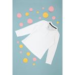 U.S. Polo Assn. Kız Çocuk Beyaz Polo Yaka Basic Sweatshirt 50272630-VR013