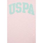 U.S. Polo Assn. Kız Çocuk Bisiklet Yaka Tişört 50234830-VR047 - M - 12 - 13 Yaş