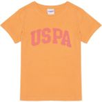U.S. Polo Assn. Kız Çocuk Bisiklet Yaka Tişört 50234830-VR047 - Nar - 12 - 13 Yaş