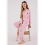 U.S. Polo Assn Kız Çocuk Bordo Gömlek Pijama Takımı US2326-C-V1