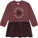 U.s. Polo Assn. Kız Çocuk Gül Kurusu Elbise (Örme) 50318089-VR026 - 13 - 14 Yaş