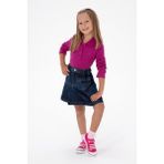 U.s. Polo Assn. Kız Çocuk Koyu Mavi Etek (Jean) 50304244-DN0023 - 13 - 14 Yaş