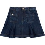 U.s. Polo Assn. Kız Çocuk Koyu Mavi Etek (Jean) 50304244-DN0023 - 5 - 6 Yaş
