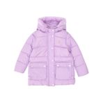 U.S. Polo Assn. Kız Çocuk Lila Kapüşonlu Şişme Mont 50313156-VR034