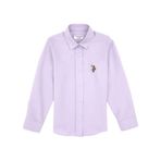 U.S. Polo Assn. Kız Çocuk Lila Uzun Kollu Basic Gömlek 50317629-VR245