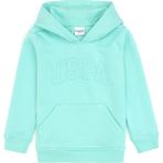 U.S. Polo Assn. Kız Çocuk Mint Kapüşonlu Şardonlu Basic Sweatshirt 50314311-VR250 - Mentol - 4 - 5 Yaş