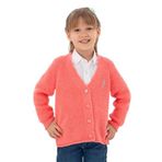 U.S. Polo Assn. Kız Çocuk Nar Çiçeği Triko Hırka 50297178-VR239