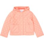 U.S. Polo Assn. Kız Çocuk Neon Pembe Kapitone Kapüşonlu Şişme Mont 50313157-VR105 - 7 - 8 Yaş