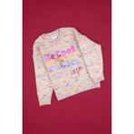 U.S. Polo Assn. Kız Çocuk Neon Pembe Payet İşlemeli Bisiklet Yaka Kazak 50314362-VR105 - 6 - 7 Yaş