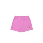 U.S. Polo Assn. Kız Çocuk Örme Şort, Mor, 3-4 Yaş