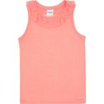 U.S. Polo Assn. Kız Çocuk Pembe Bisiklet Yaka Fırfır Detaylı Kolsuz Tişört 50306242-VR041 - 7 - 8 Yaş