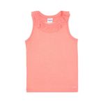 U.S. Polo Assn. Kız Çocuk Pembe Bisiklet Yaka Fırfır Detaylı Kolsuz Tişört 50306242-VR041