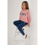 U.s. Polo Assn. Kız Çocuk Pembe Eşofman Takımı - 12 - 13 Yaş