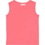 U.S. Polo Assn. Kız Çocuk Pembe Kolsuz Basic Tişört 50306215-VR167 - Koyu Pembe - 8 - 9 Yaş