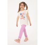 U.S. Polo Assn. Kız Çocuk Pembe Pantolon (Kanvas-Chino) 50309130-VR041, 12-13 Yaş
