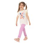 U.S. Polo Assn. Kız Çocuk Pembe Pantolon (Kanvas-Chino) 50309130-VR041, 7-8 Yaş
