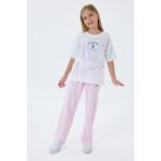 U.s. Polo Assn. Kız Çocuk Pembe Pijama Takım - 9 - 10 Yaş