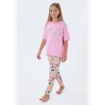 U.S. Polo Assn. Kız Çocuk Pembe Pijama Takım