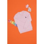 U.S. Polo Assn. Kız Çocuk Pembe V Yaka Basic Kazak 50294198-vr041