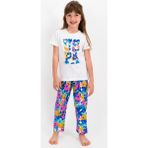 U.S. Polo Assn. Kız Çocuk Pijama Takımı - 5 - 6 Yaş - Beyaz