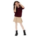 U.S. Polo Assn. Kız Çocuk Plum Hırka (Triko) 50316292-VR177