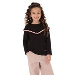 U.S. Polo Assn. Kız Çocuk Siyah Kazak/Triko 50316288-VR046
