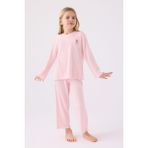 U.S. Polo Assn. Kız Çocuk Uzun Kol Pijama Takım US1986 Açık Pembe - 14 - 15 Yaş