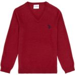U.s. Polo Assn. Kız Çocuk Vişne Kazak /triko 50294198-VR223