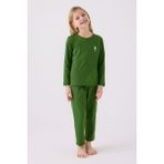 U.S. Polo Assn. Kız Çocuk Yeşil Pijama Takımı - 5 - 6 Yaş