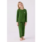 U.S. Polo Assn Kız Çocuk Yeşil Pijama Takımı