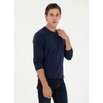 U.S. Polo Assn. Klasik Yaka Slim Fit Lacivert Erkek Kazak G081GL0TK.000.1957203