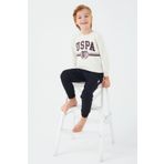 U.S. Polo Assn Krem Erkek Çocuk Pijama Takım
