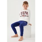 U.S. Polo Assn. Kremmelanj Erkek Çocuk Pijama Takım
