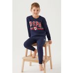 U.S. Polo Assn. Lacivert Erkek Çocuk Pijama Takım