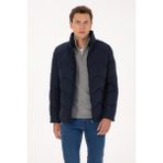 U.s. Polo Assn. Lacivert Erkek Mont 50311643-VR033 Trend Tasarım Düz Yaka Tek Cepli - 56