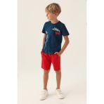 U.S. Polo Assn. Lisanslı Clothing Lacivert Erkek Çocuk Bermuda Takım - 14 - 15 Yaş