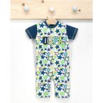 U.S. Polo Assn. Lisanslı Erkek Bebek Yeşil Kısa Kollu Tulum - 1 - 1,5 Yaş