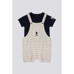 U.S. Polo Assn. Lisanslı Gardener Dress Lacivert Erkek Bebek Takımı - 6 - 9 Ay
