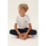 U.S. Polo Assn. Lisanslı Palm Tree Desenli Krem Erkek Çocuk Pijama Takımı Rahat Kesim - 5 - 6 Yaş