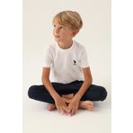 U.S. Polo Assn Lisanslı Palm Tree Krem Erkek Çocuk Pijama Takımı