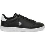 U.S. Polo Assn. Manta 3Pr Siyah Beyaz Erkek Sneaker Ayakkabı