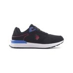 U.S.POLO ASSN.MARTIN 4FX SİYAH KIRMIZI COMFORT CASUAL SPOR AYAKKABI SİYAH KIRMIZI 44