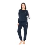 U.S. POLO ASSN. Pamuk Pijama Takımı, 2XL, USPA20115W25-26, Lacivert, kadın