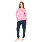 U.S. POLO ASSN. Pamuk Pijama Takımı, XL, USPA20120W25-26, Lila, kadın
