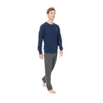 U.S. POLO ASSN. Pamuklu Pijama Takımı, 2XL, LK&18933, Lacivert, erkek