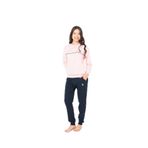 U.S. POLO ASSN. Pamuklu Pijama Takımı, 2XL, LK&20121, Pembe, kadın