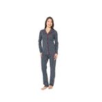 U.S. POLO ASSN. Pamuklu Pijama Takımı, 2XL, LK&20138, Lacivert, kadın