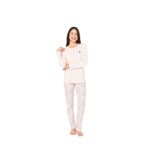 U.S. POLO ASSN. Pamuklu Pijama Takımı, 2XL, LK&20161, Somon, kadın