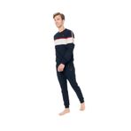 U.S. POLO ASSN. Pamuklu Pijama Takımı, L, LK&18936, Lacivert, erkek