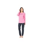 U.S. POLO ASSN. Pamuklu Pijama Takımı, XL, MDM&20140, Fuşya, kadın